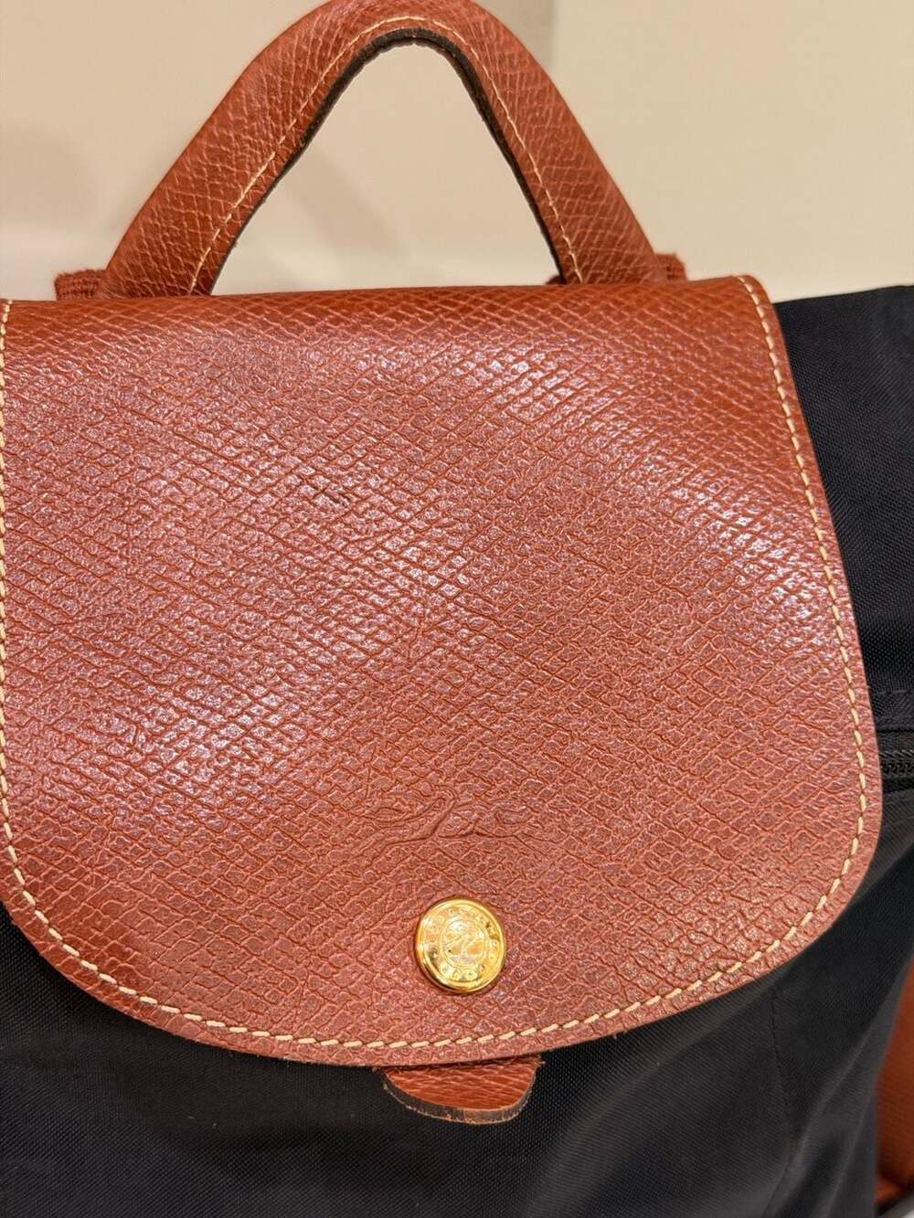 Longchamp Le Pliage Nylon Backpack Black - Picture 6 of 12